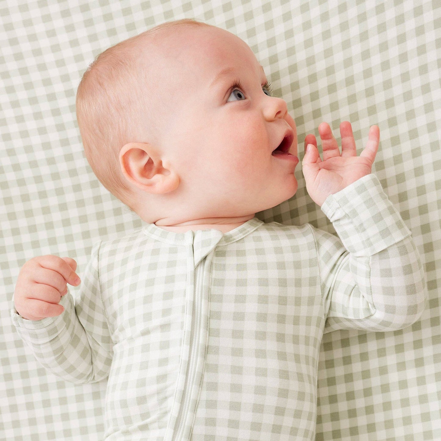 KYND BABY Growsuit - Sage Gingham - New