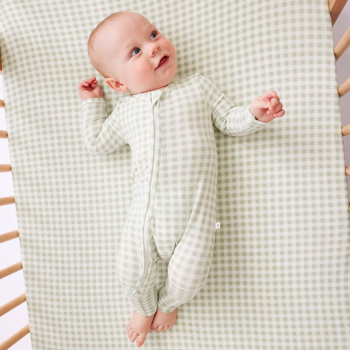 KYND BABY Growsuit - Sage Gingham - New