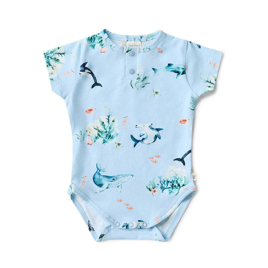 SNUGGLE HUNNY Bodysuit - Blue Ocean - New