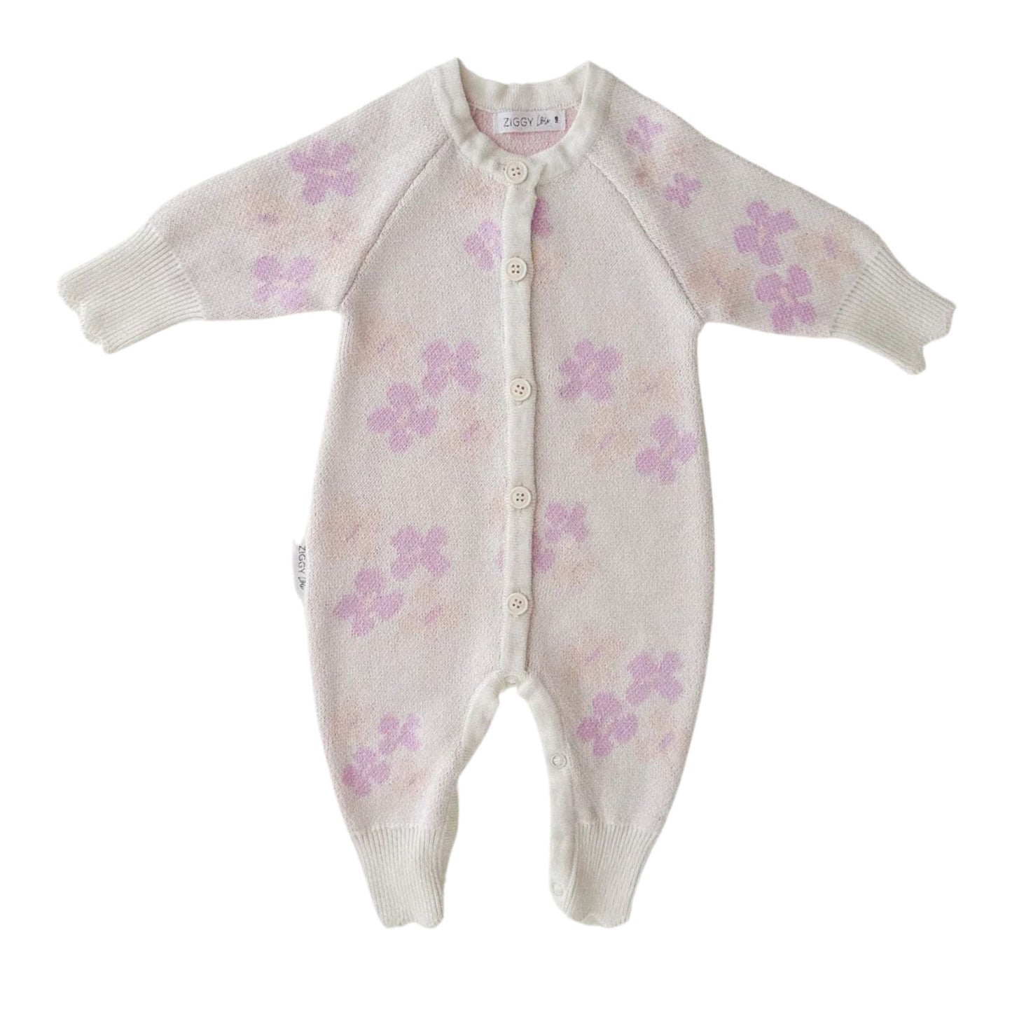 ZIGGY LOU Romper - Flora Milk - New