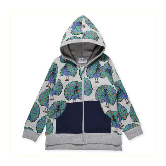 MINTI SPORTY Hoodie - Peacocks - New