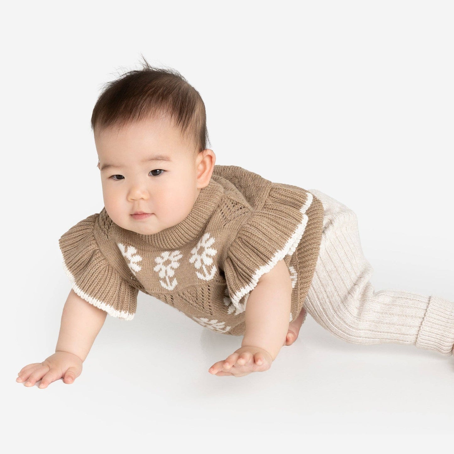 KYND BABY Knit Vest - Daisy Caramel - New