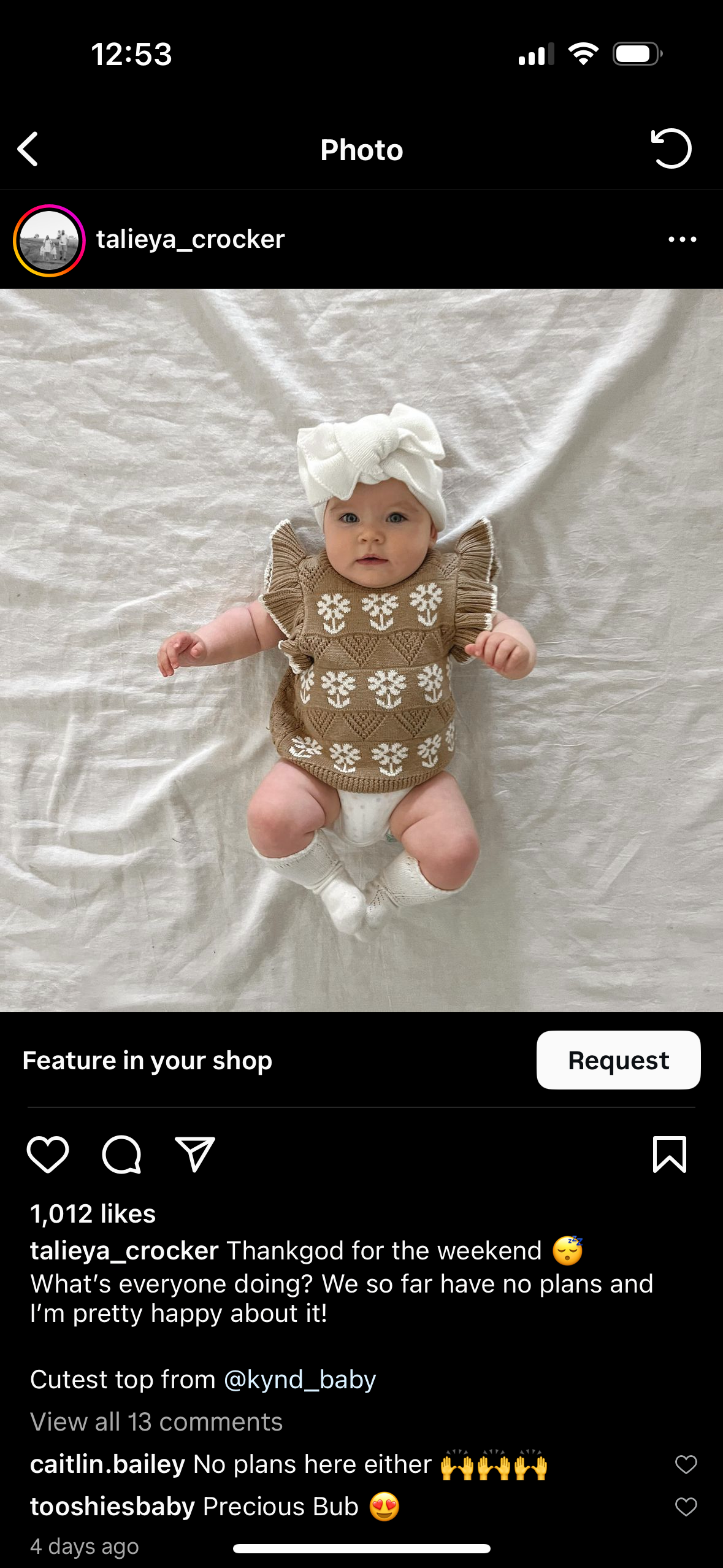 KYND BABY Knit Vest - Daisy Caramel - New