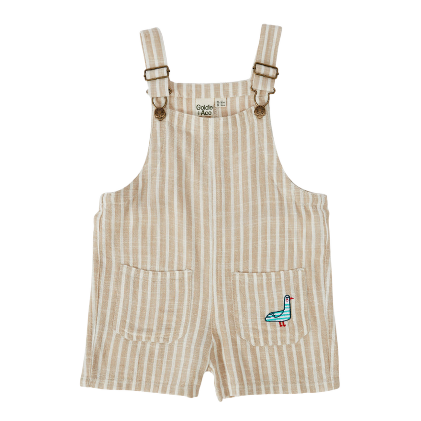 GOLDIE + ACE Linen Overalls - Stripey - New