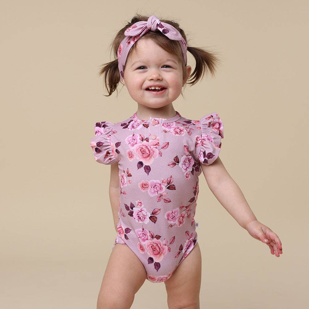 SNUGGLE HUNNY Bodysuit with Frill - Blossom - New