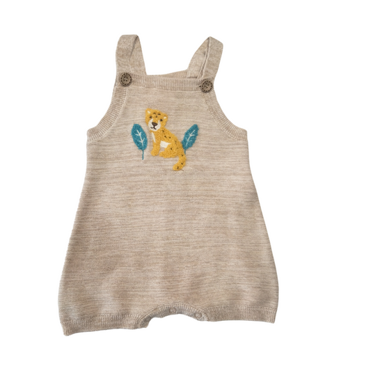 PUREBABY Knit Overalls - Lionheart