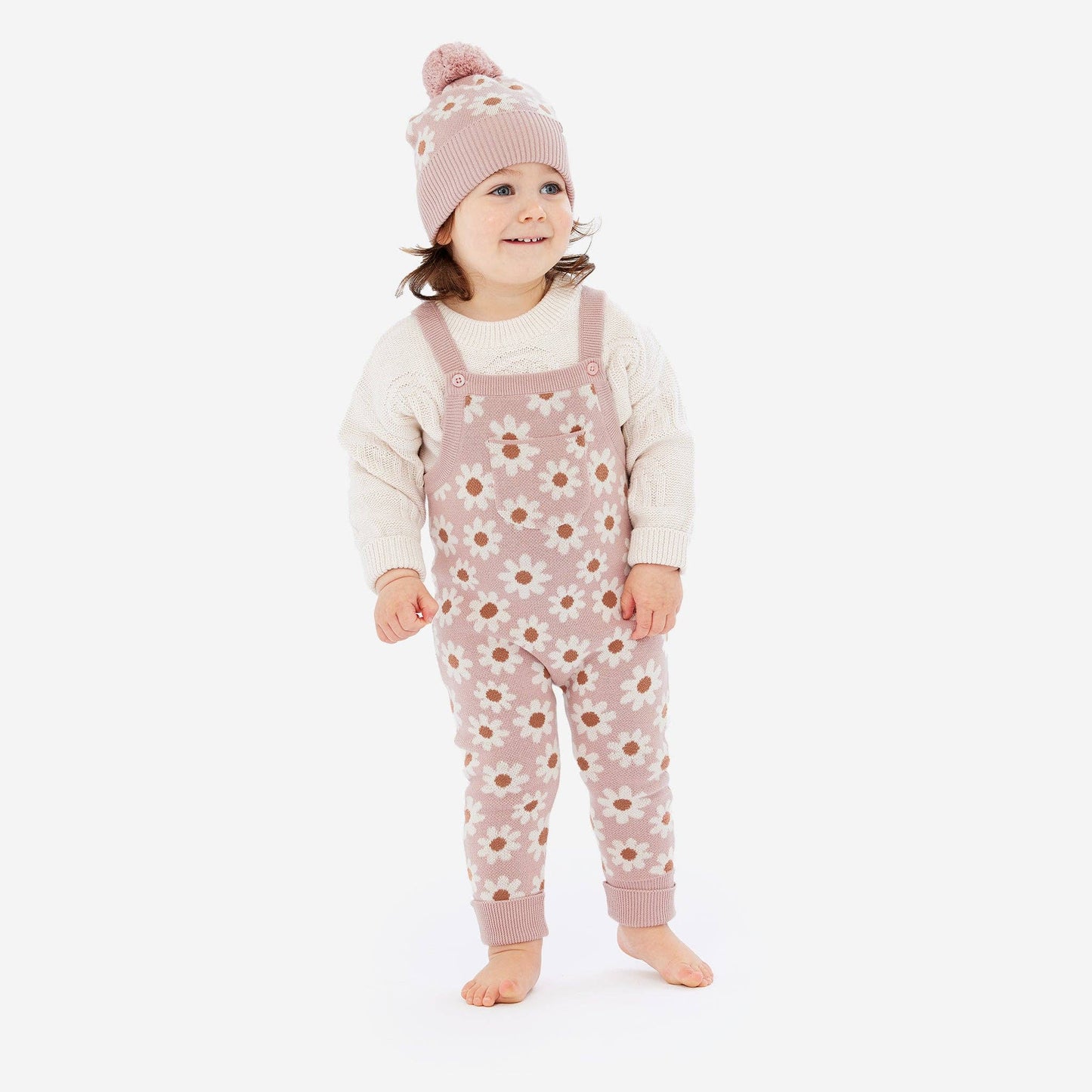 KYND BABY Knit Overall - Paper Daisy - New