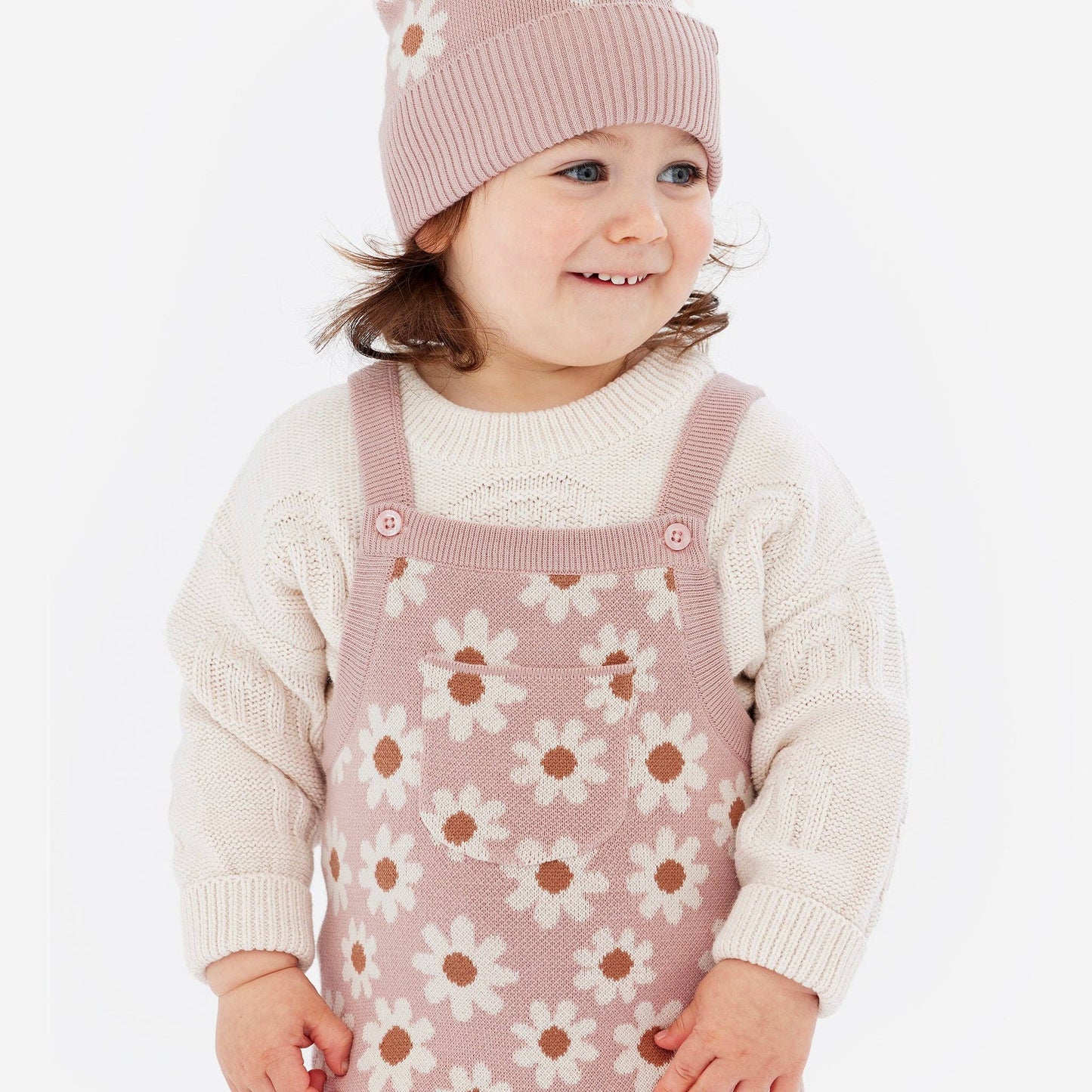 KYND BABY Knit Overall - Paper Daisy - New