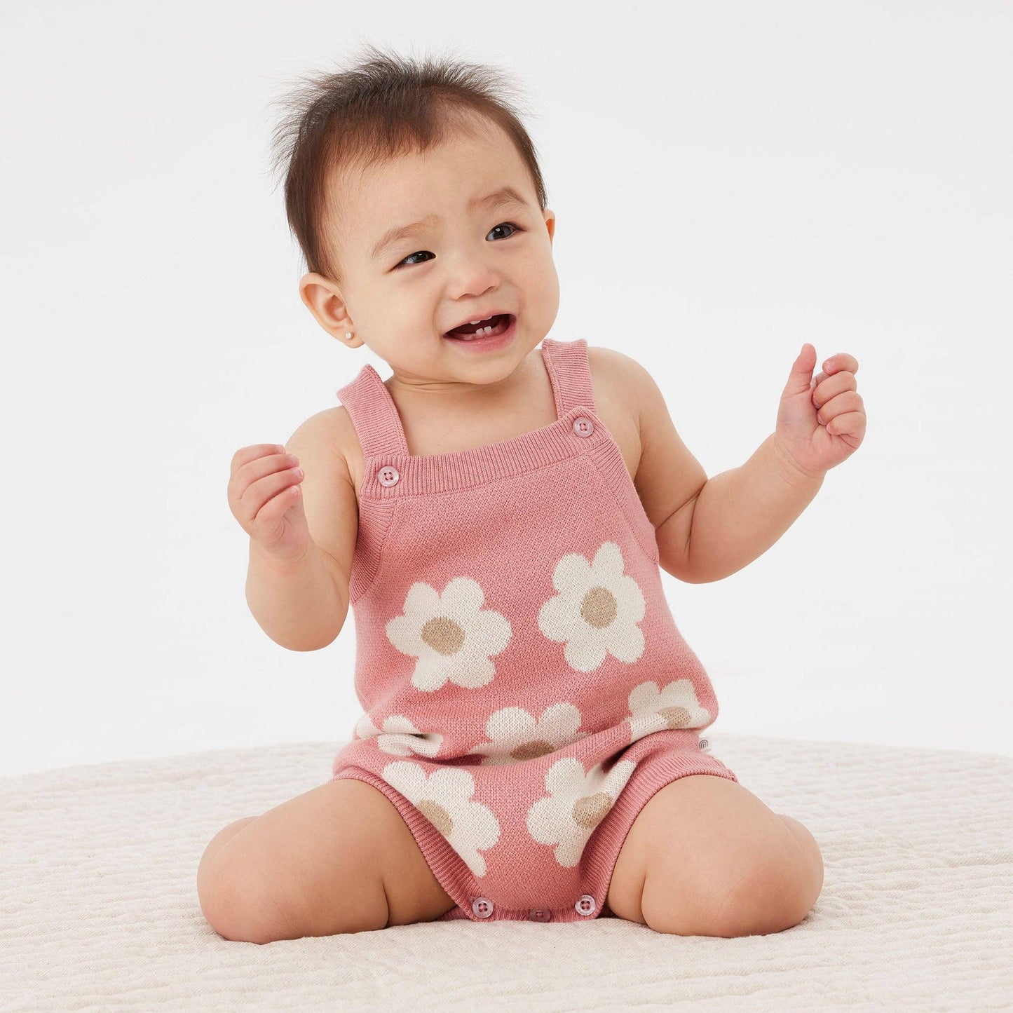 KYND BABY Knit Romper - Blush - New