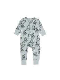 HUXBABY Romper - Dino - Worn - OnChicBabyClothes