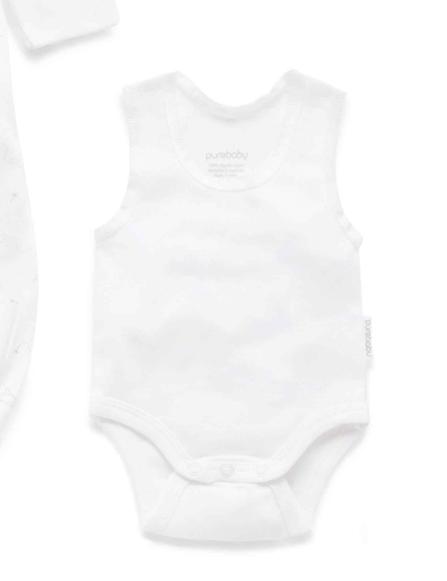 Newborn Essentials Hospital Bag - Purebaby Unisex Essentials - Baby's First Wardrobe